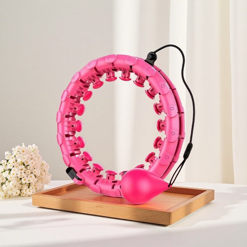 Smart Weighted Hula Hoop — Adjustable Waist Slimming Ring - HealthWealthLiving