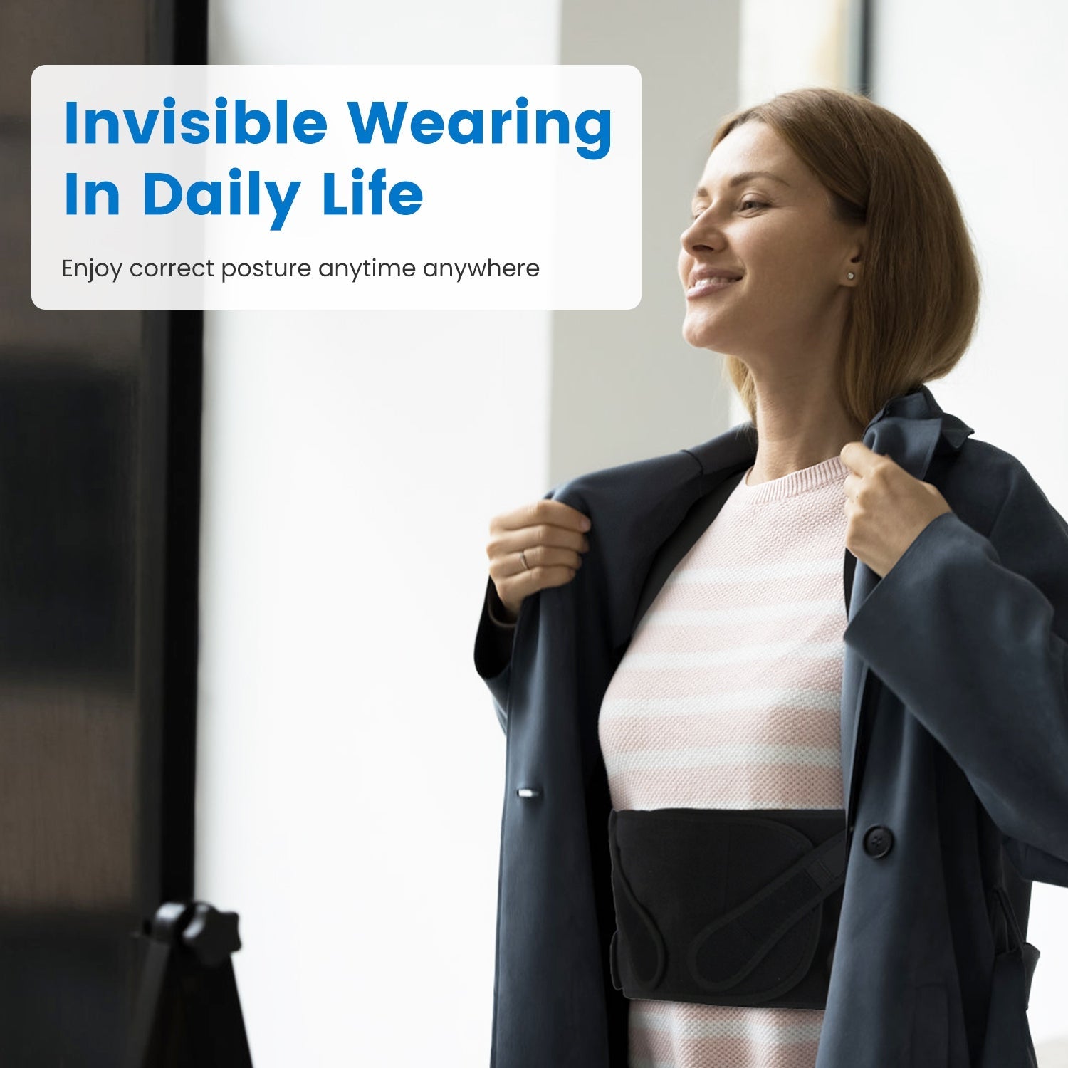 Posture Corrector Back Brace — Adjustable Support for Men & Women