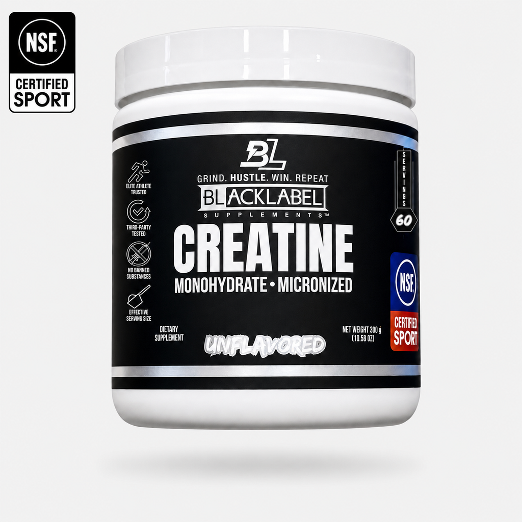 BLACKLABEL Creatine Monohydrate — NSF Certified Sport Muscle & Performance Support