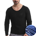 Men's Sauna Suit Compression Top — Sweat Enhancing Workout Shirt