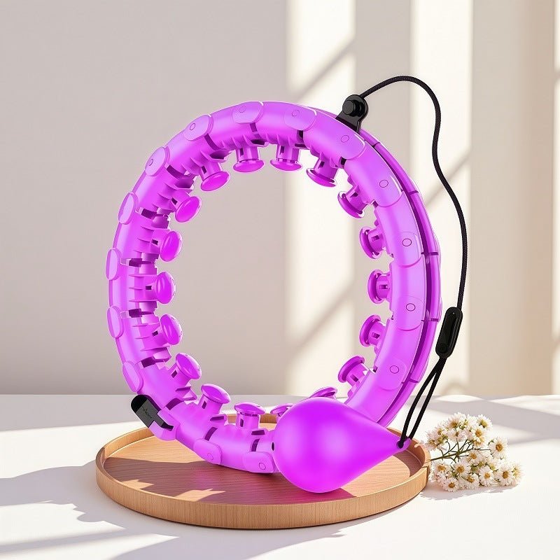 Smart Weighted Hula Hoop — Adjustable Waist Slimming Ring - HealthWealthLiving