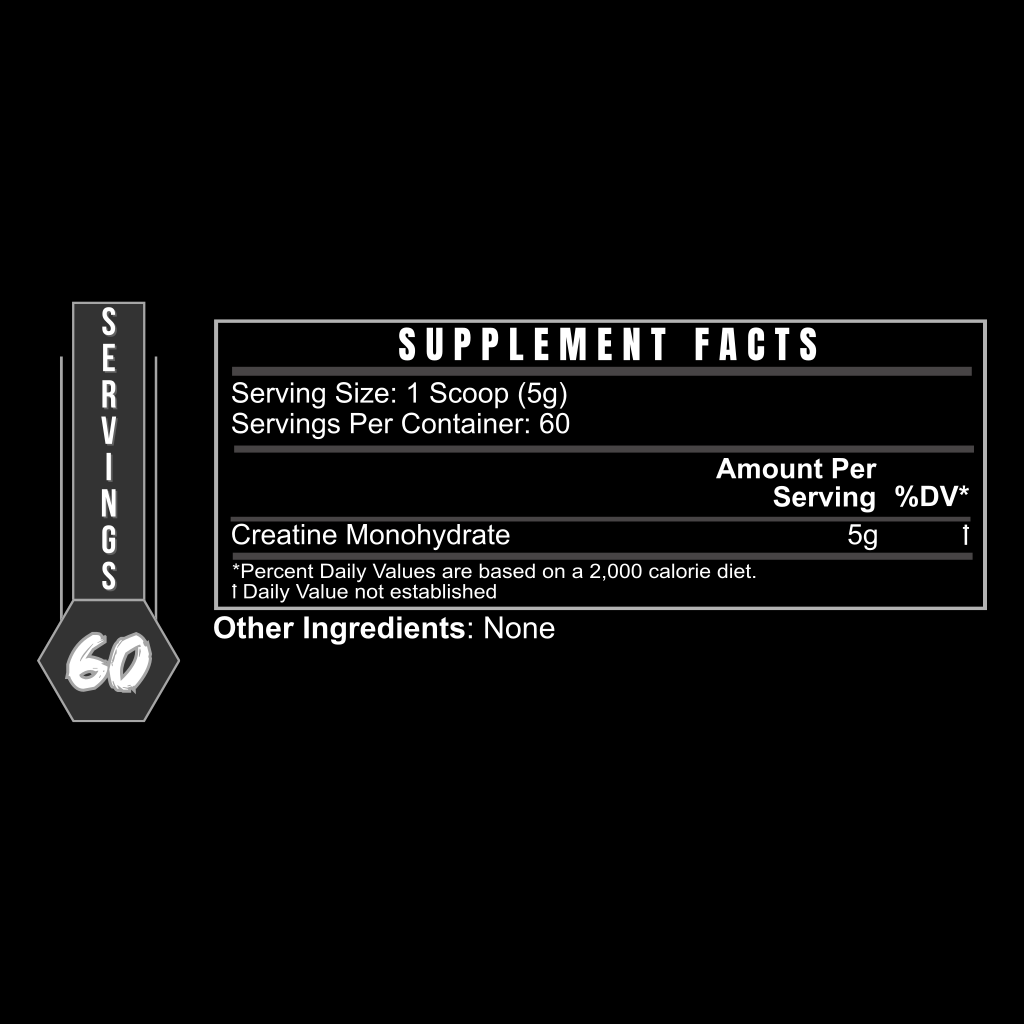 BLACKLABEL Creatine Monohydrate — NSF Certified Sport Muscle & Performance Support