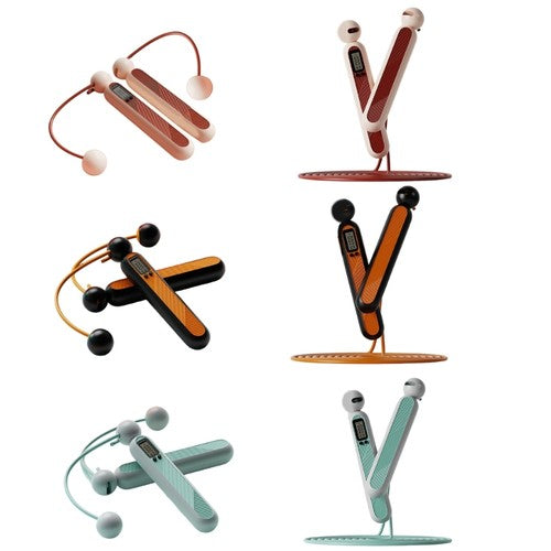 Wireless Jump Rope with Electronic Counter for Fitness