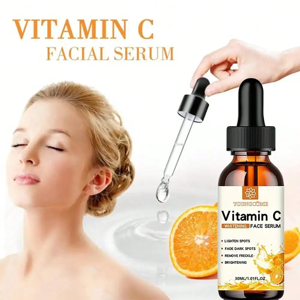 Vitamin C Brightening Face Serum 30ml — Dark Spot Remover, Hydrating & Anti-Aging