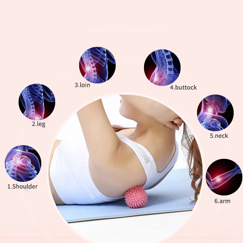Massage Ball Set 5 Pack — Deep Tissue Trigger Point Relief for Feet, Back & Shoulders