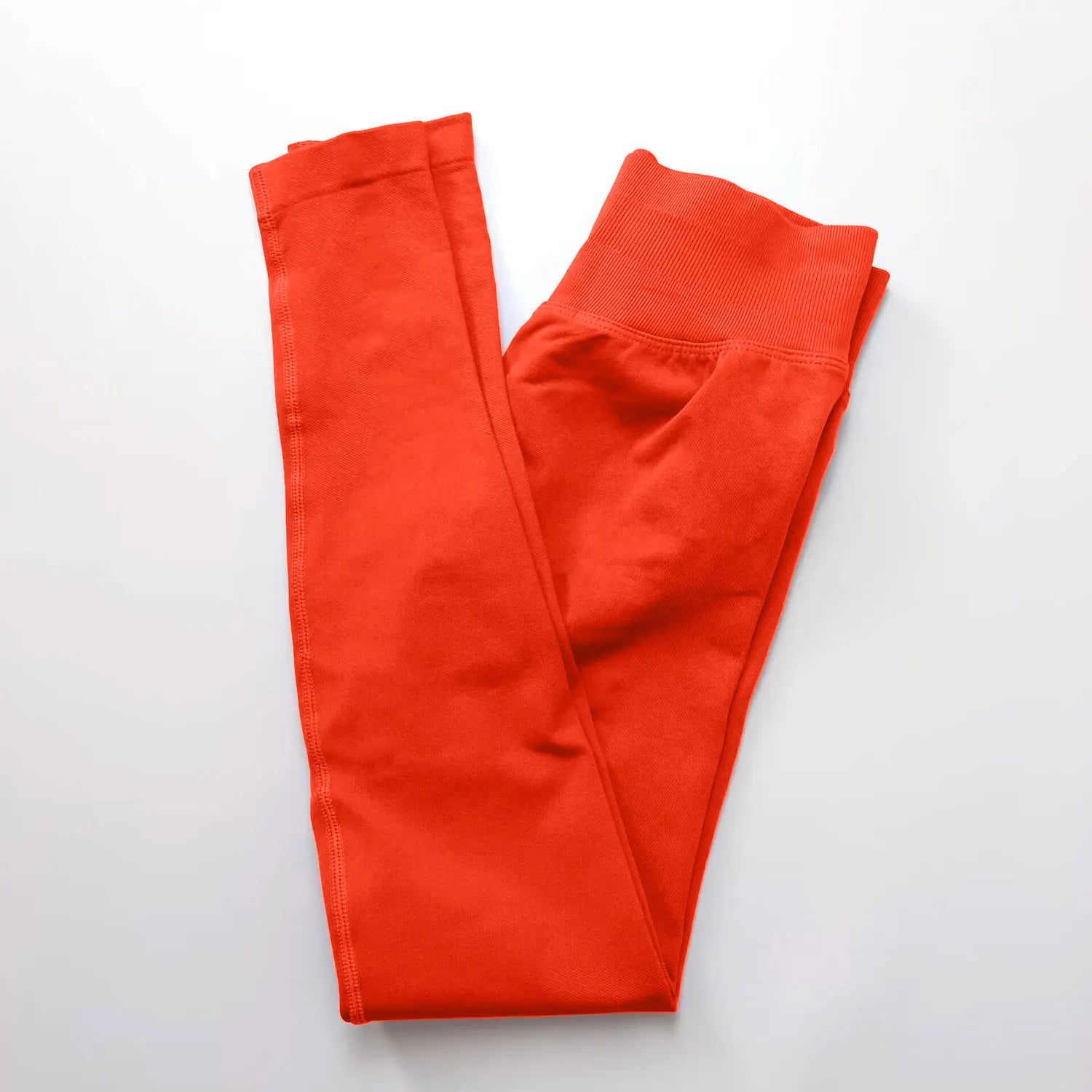 Seamless High Waist Workout Leggings — Squat Proof, Scrunch Butt, 4-Way Stretch