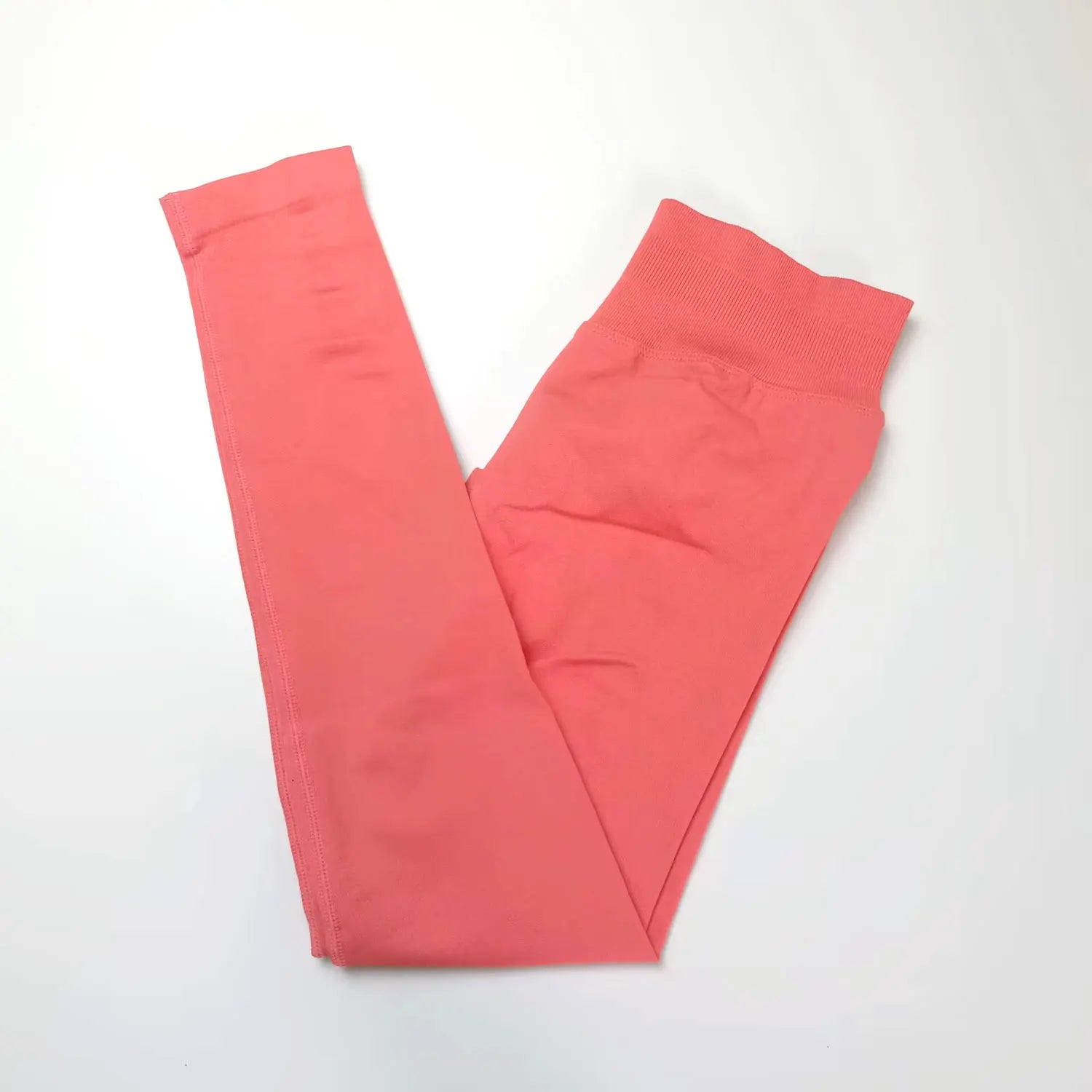 Seamless High Waist Workout Leggings — Squat Proof, Scrunch Butt, 4-Way Stretch