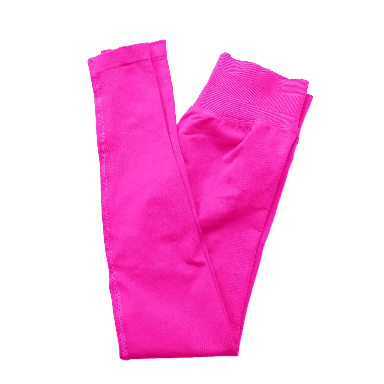 Seamless High Waist Workout Leggings — Squat Proof, Scrunch Butt, 4-Way Stretch