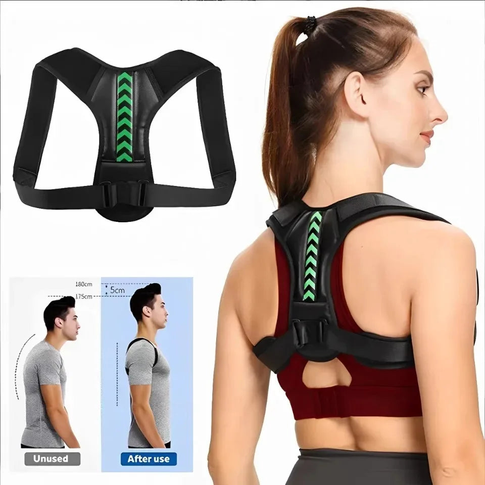 Adjustable Posture Corrector Back Support Brace — Comfortable Invisible Wearable for Men & Women