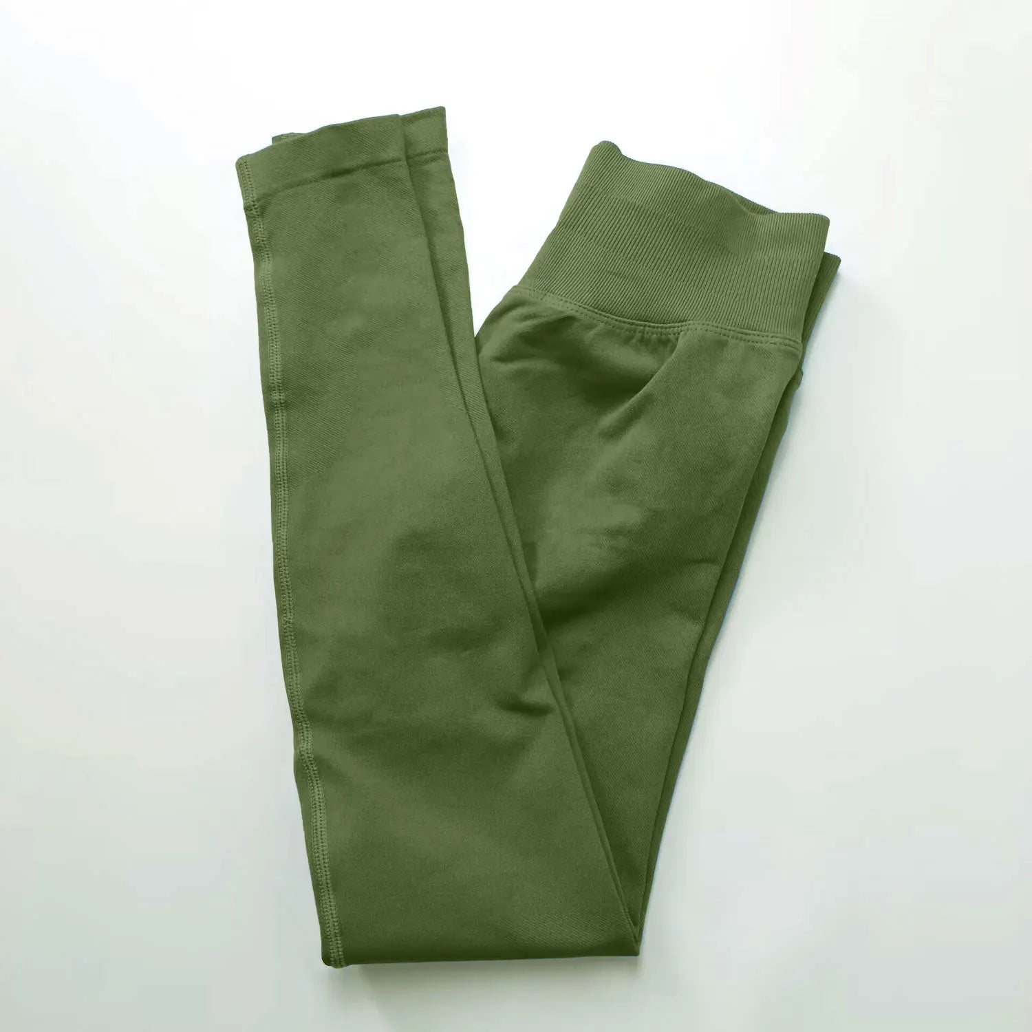 Seamless High Waist Workout Leggings — Squat Proof, Scrunch Butt, 4-Way Stretch