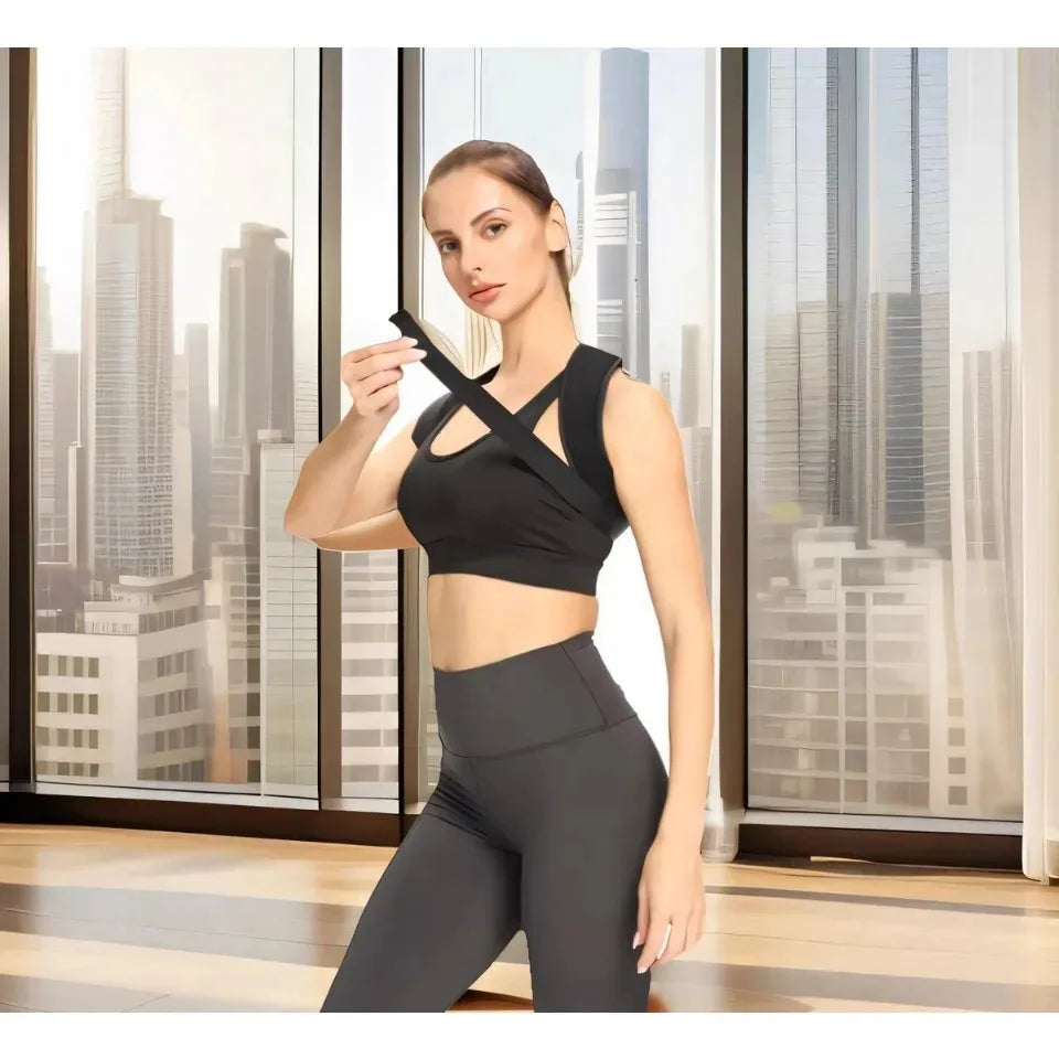 Adjustable Posture Corrector Back Support Brace — Comfortable Invisible Wearable for Men & Women