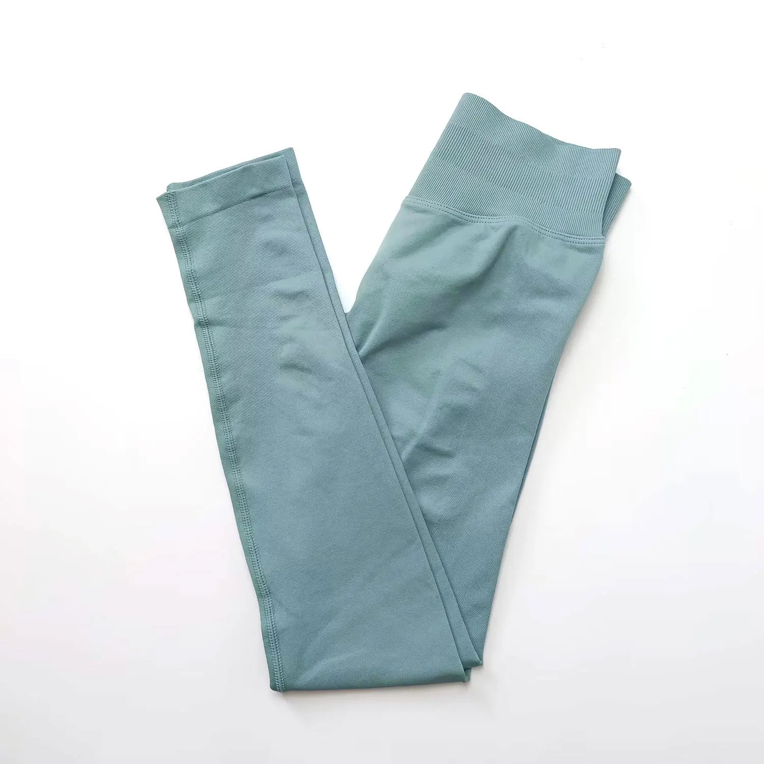 Seamless High Waist Workout Leggings — Squat Proof, Scrunch Butt, 4-Way Stretch