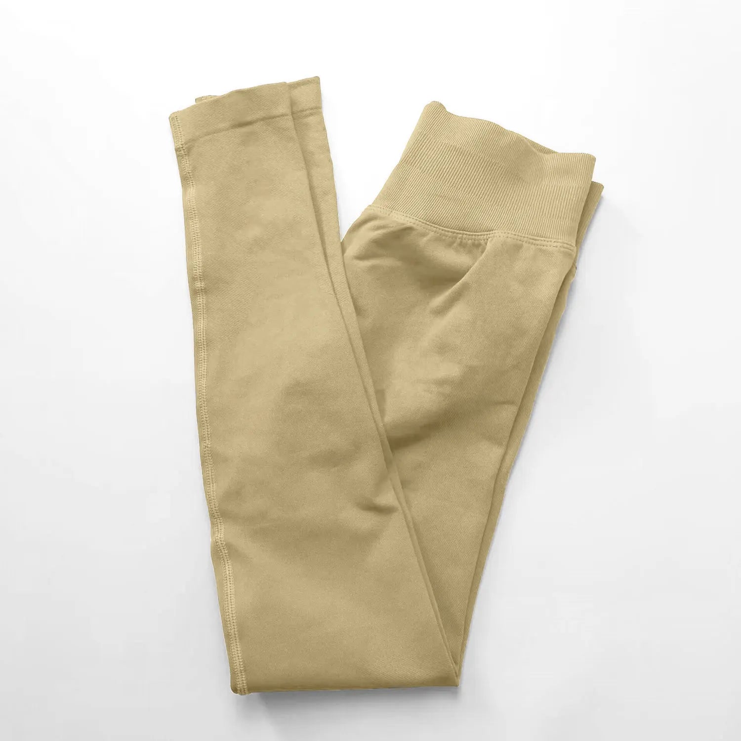Seamless High Waist Workout Leggings — Squat Proof, Scrunch Butt, 4-Way Stretch