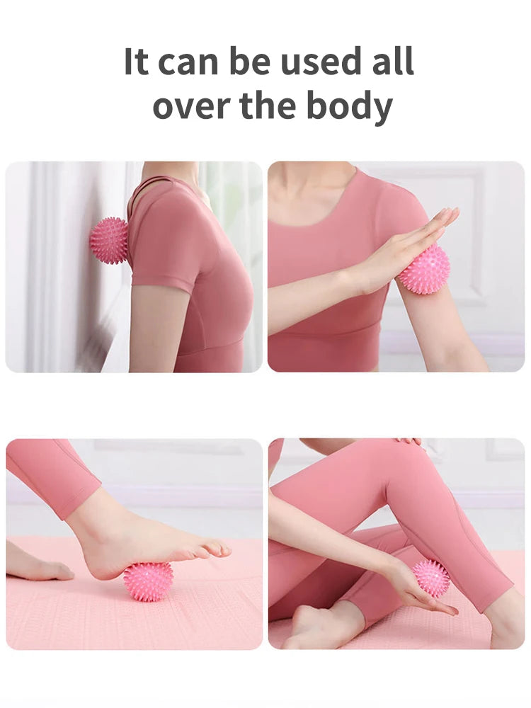 Massage Ball Set 5 Pack — Deep Tissue Trigger Point Relief for Feet, Back & Shoulders
