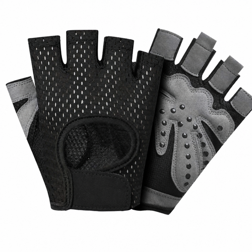 Breathable Half Finger Fitness Gloves — Grip & Support for Training