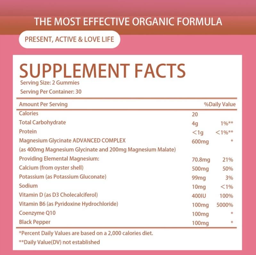 Magnesium Glycinate Gummies — Sleep, Stress & Muscle Recovery Support