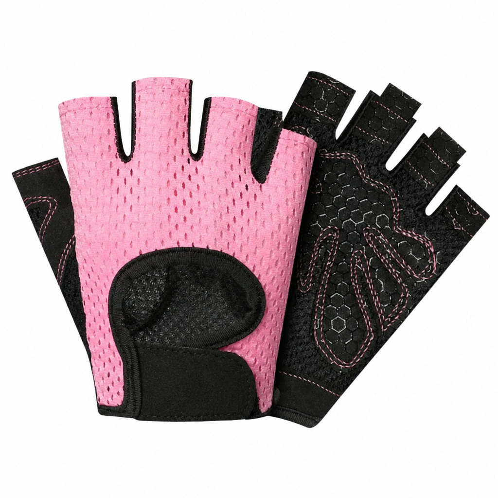 Breathable Half Finger Fitness Gloves — Grip & Support for Training
