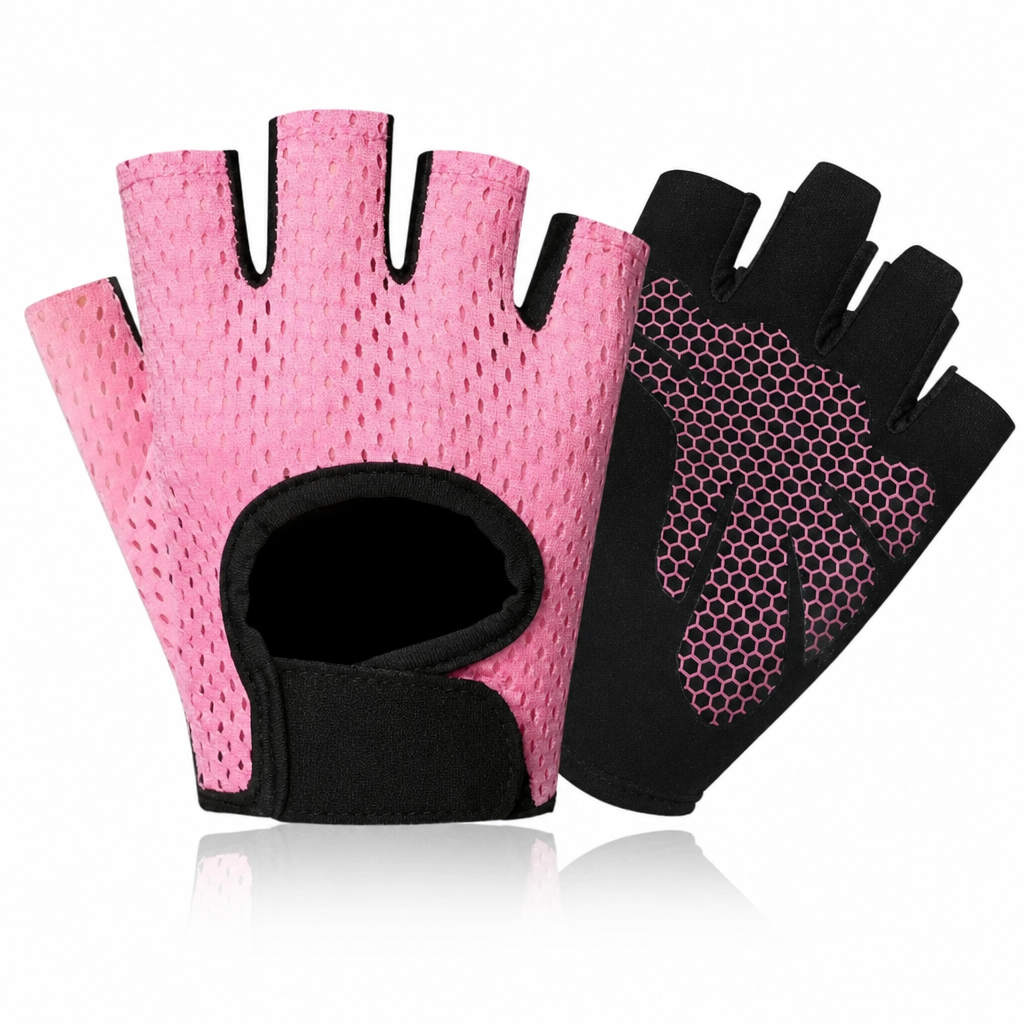 Breathable Half Finger Fitness Gloves — Grip & Support for Training
