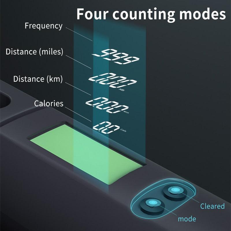 Smart Digital Jump Rope — Adjustable Length, Calorie Counter, Weighted Handle Option